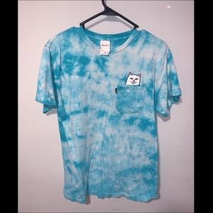 Blue Tie Dye RipnDip T-shirt